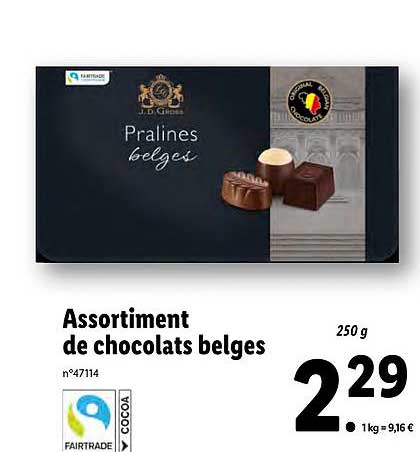 Assortiment De Chocolats Belges