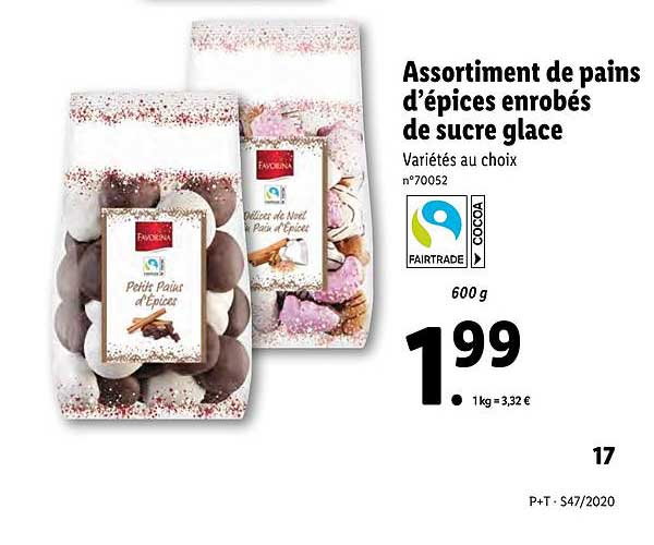 assortiment de pains d'épices enrobés de sucre glace