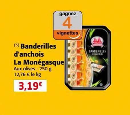 banderilles d'anchois la monégasque