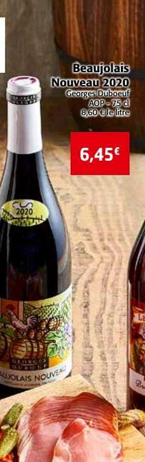 beaujolais nouveau 2020 georges duboeuf