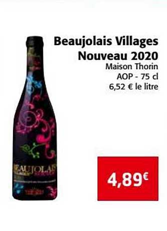 beaujolais villages nouveau 2020