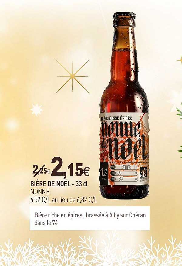 bière de noël nonne