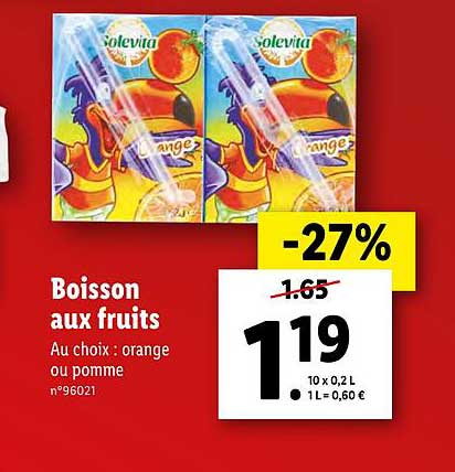 Boisson Aux Fruits