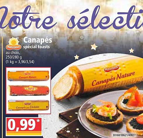 Canapés Matindoux