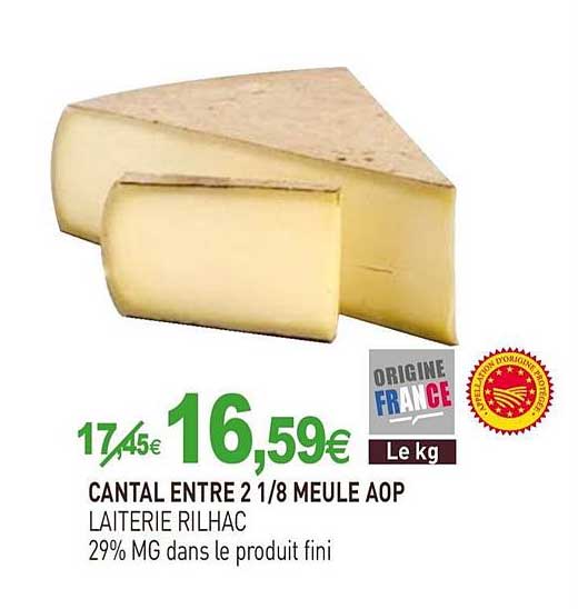 cantal entre 2 1-8 meule aop laiterie rilhac
