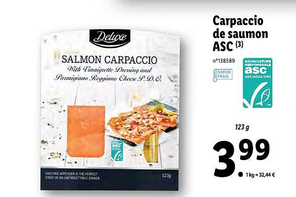 Carpaccio De Saumon Asc