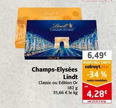 champs-élysées lindt