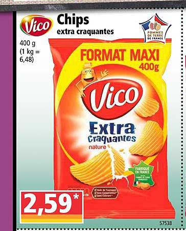 Chips Extra Craquantes Vico