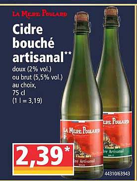 cidre bouché artisanal la mere poulard