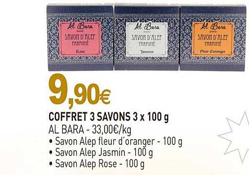 coffret  3 savons 3x  al bara - 100 g