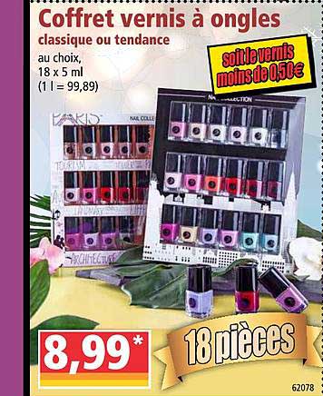 Coffret Vernis à Ongles