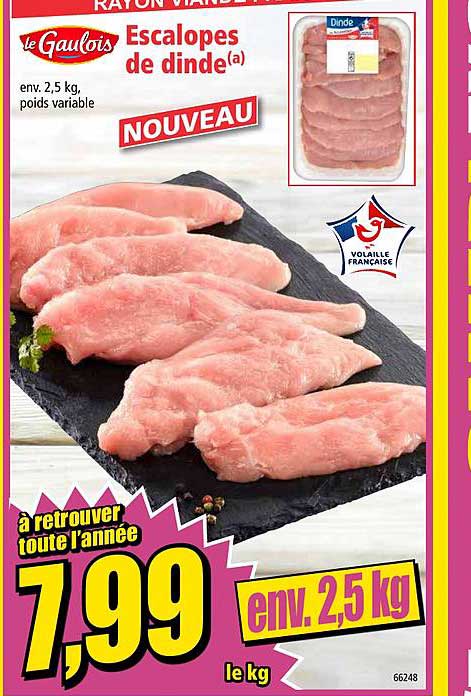 Escalopes De Dinde Le Gaulois