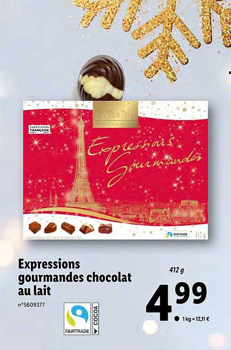 expressions gourmandes chocolat au lait