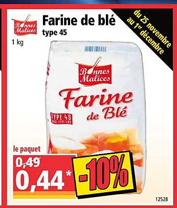 farine de blé bonnes malices