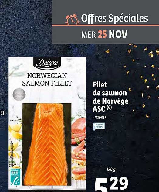 Filet De Saumon De Norvège