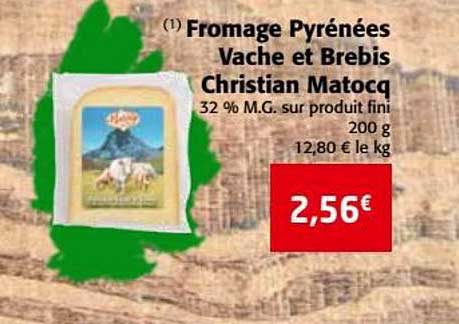 fromage pyrénées vache et brebis christian matocq