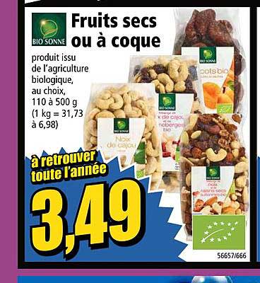 Fruits Sec Ou à Coque Bio Sonne