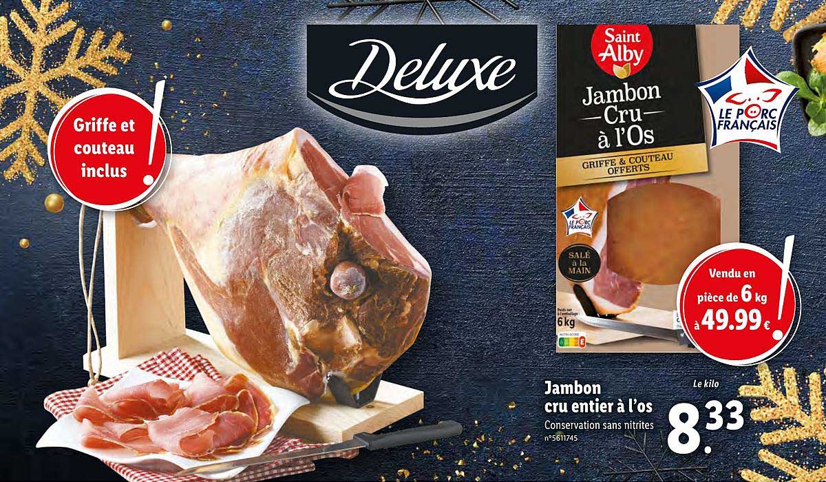 Jambon Cru Entier à L'os
