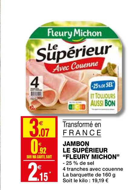jambon le supérieur fleury michon