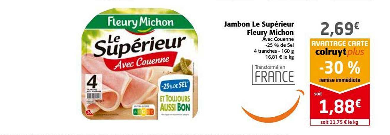 jambon le supérieur fleury michon