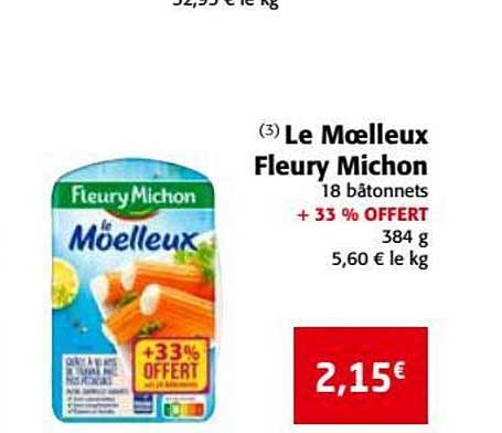 le moelleux fleury michon
