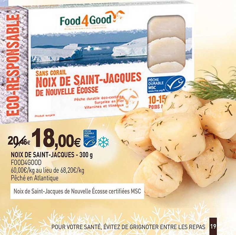 noix de saint jacques - 300 g food4good