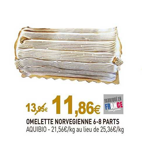 omelette norvégienne 6-8 parts aquibio