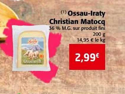 ossau iraty christian matocq