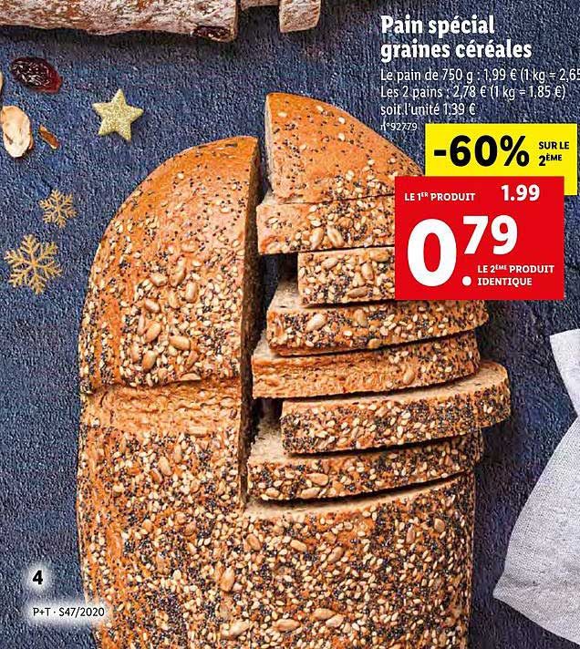 Pain Spécial Graines Céréales