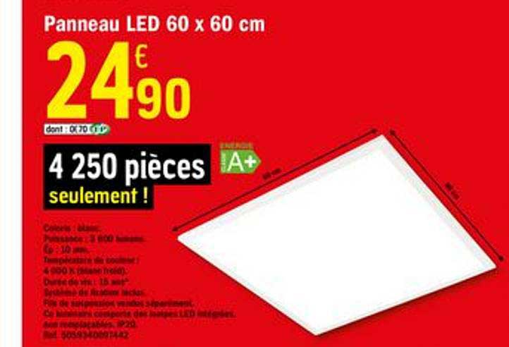 Panneau Led 60 X 60 Cm