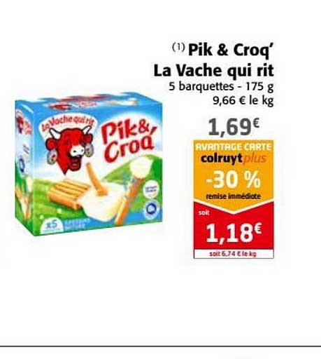 pik & croq' la vache qui rit