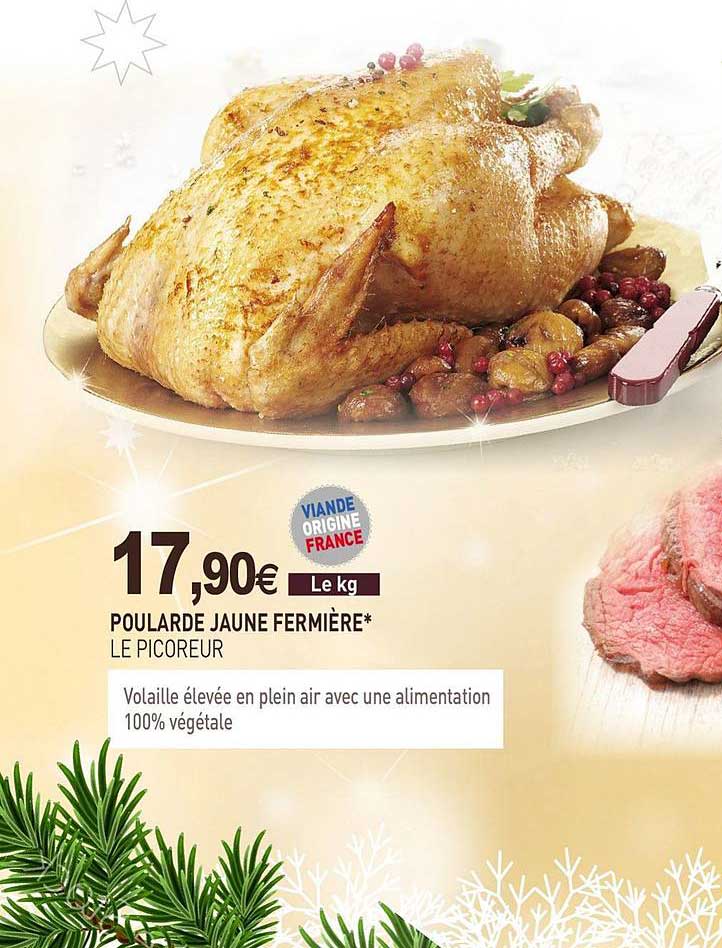 poularde jaune fermière le picoreur