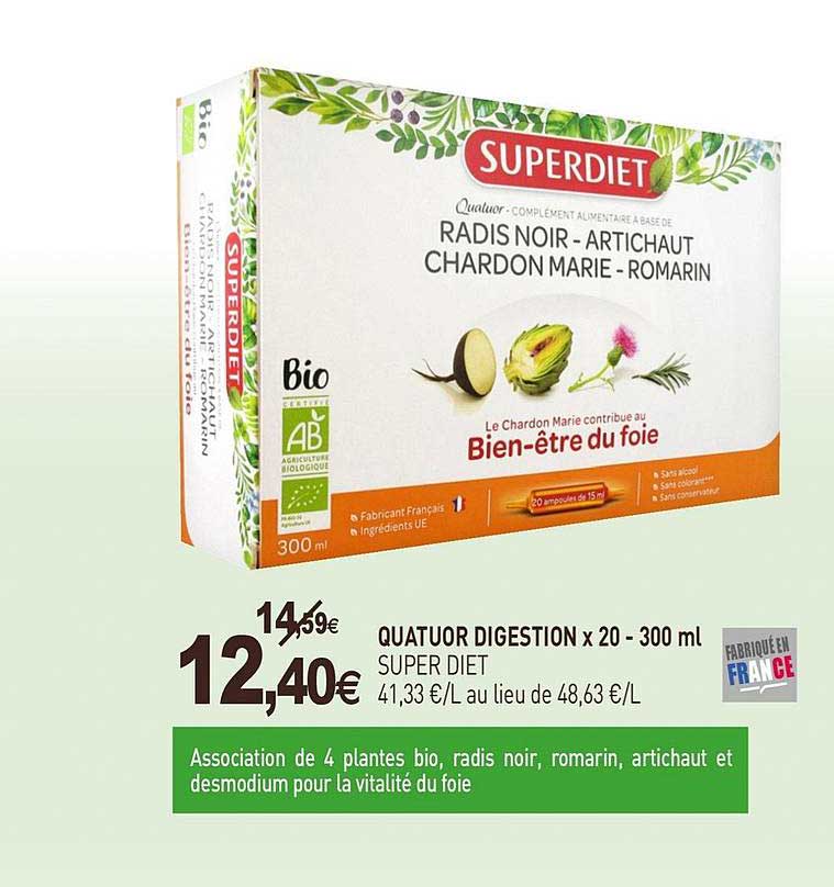 quatuor digestion x20 super diet - 300 ml