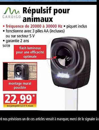 répulsif pour animaux cardigo