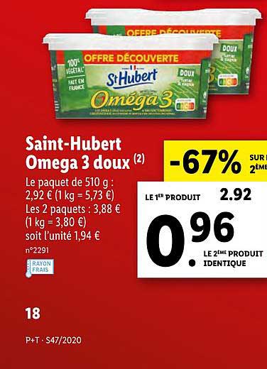 saint hubert omega 3 doux