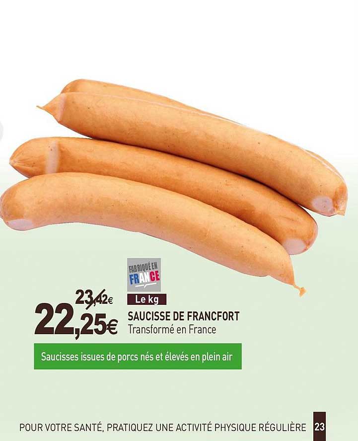 saucisse de francfort