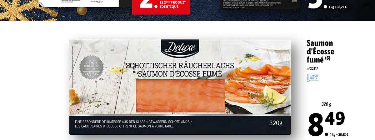 saumon d'écosse fumé