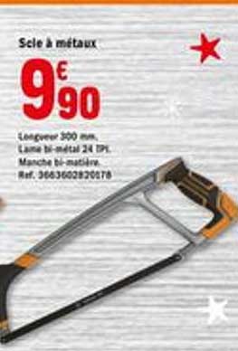 scie à métaux