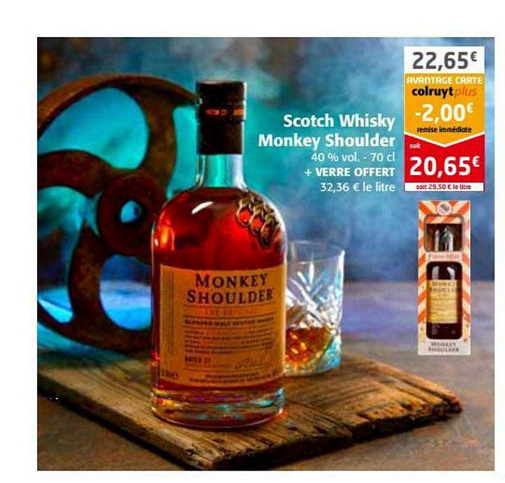 scotch whisky monkey shoulder