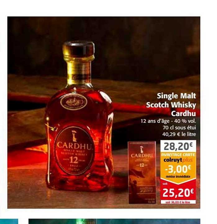 single malt scotch whisky cardhu