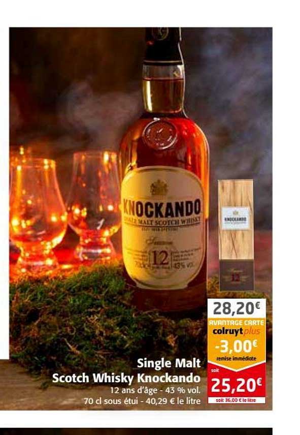 single malt scotch whisky knorckando
