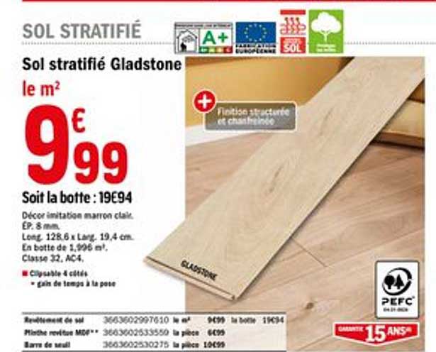 Sol Stratifié Gladstone