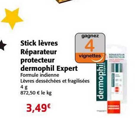 stick lèvres réparateur protecteur dermophil expert