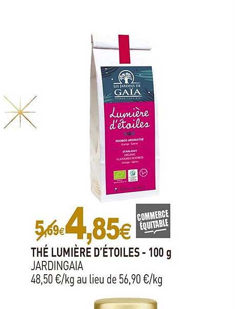 thé lumière d'étoiles
