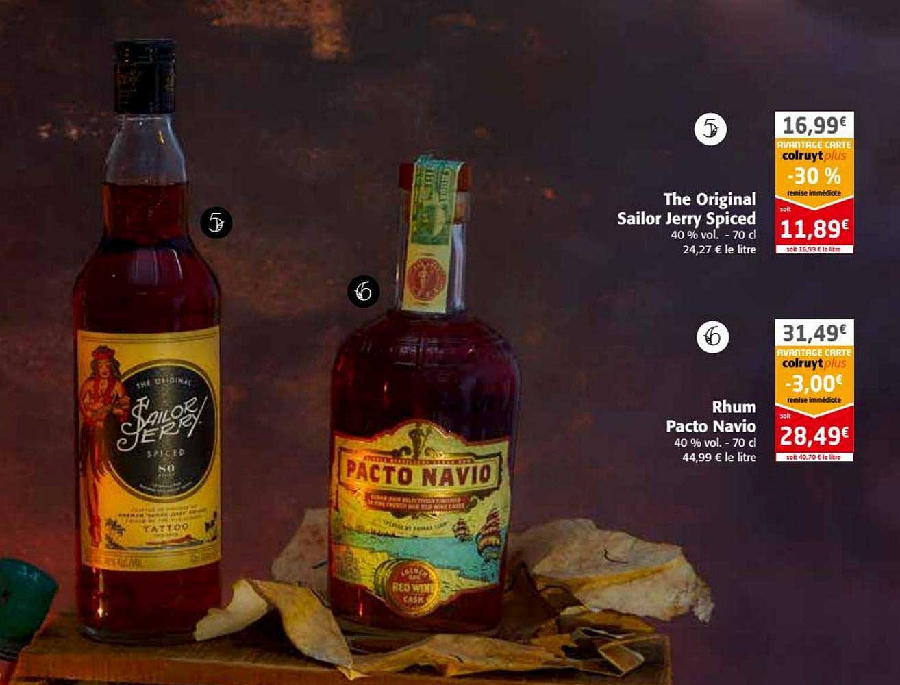 the original sailor jerry spiced, rhum pacto navio