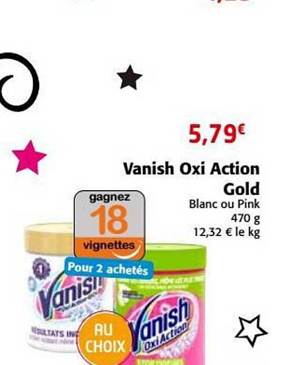 vanish oxi action gold
