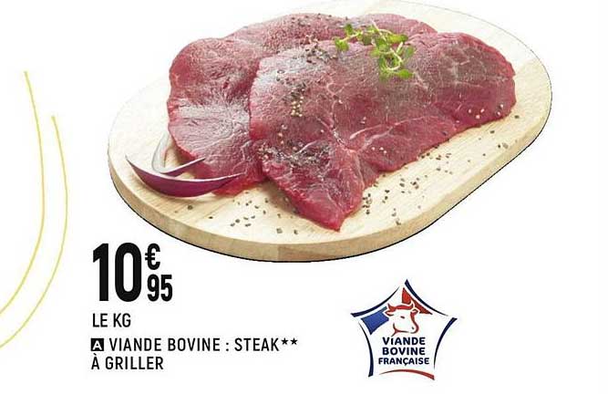 Viande Bovine Steak à Griller