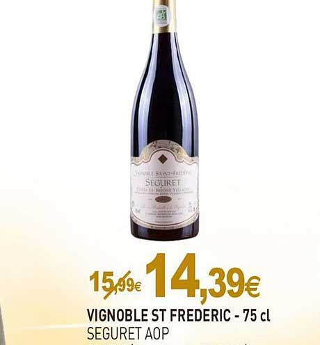 vignoble st frederic seguret aop