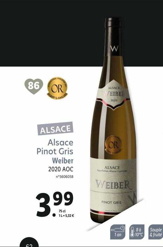 alsace pinot gris weiber 2020 aoc
