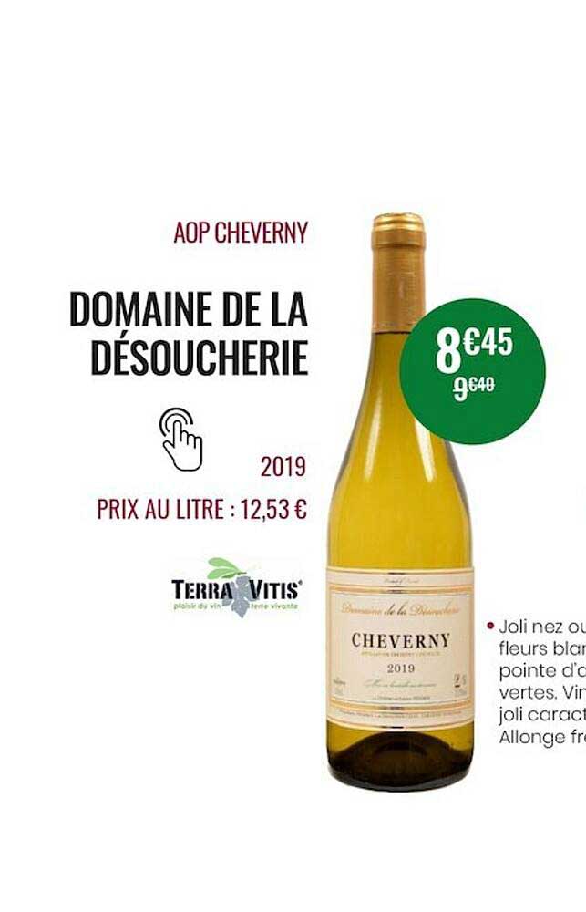 aop cheverny domaine de la désoucherie 2019